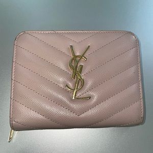 Light Pink Cassandre Saint Laurent Wallet